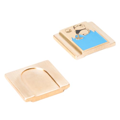 Camera Metal hot Shoe Protective Cover Suitable for Fuji X100VI X100V X-T4 X-T3 X-E4 X-T50 X-T30 for Nikon z30/z50/d810/d610 (Copper Alloy-Hot Shoe Cover) Copper Alloy-Hot Shoe Cover
