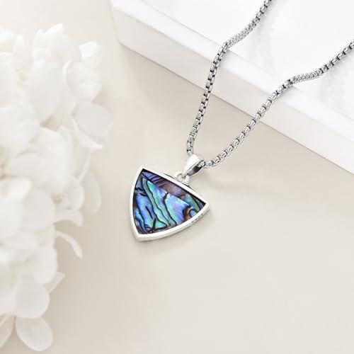 URONE St. Michael Necklace 925 Sterling Silver Saint Michael Pendant Necklace Saint Amulet Catholic Jewellery Gifts for Men Women