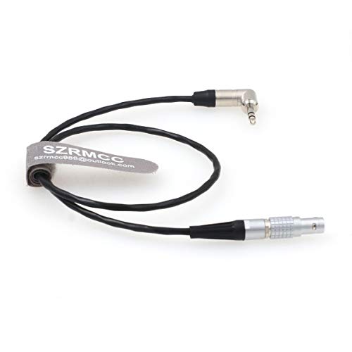SZRMCC Tentacle Sync Zaxcom 3.5mm to EXT 9 Pin Timecode Cable for RED Komodo 6K Digital Camera (Straight 9 Pin) Straight 9 Pin