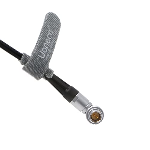 Uonecn 2 Pin to 4 D-Tap Splitter Cable, Right Angle 2-Pin to DTap Power Hub for Cinema Camera Rig, D-Tap Distribution Cable for RED DSMC2 Jetpack, RTmotion Sidekick, ARRI Accessories, 24in/60cm Right Angle 2 Pin