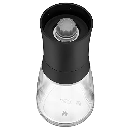 WMF 14 cm Spice Mill with No Contents, Black Trend, Transparent