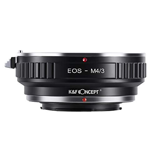 K&F Concept Lens Mount Adapter Compatible with Canon EOS (EF/EF-S) Mount Lens to M4/3 (Micro Four Thirds) MFT Olympus Pen and Panasonic Lumix Cameras EF&EF-S