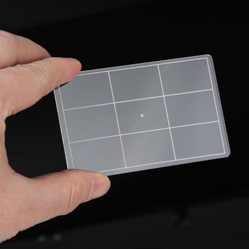 Rule of Thirds Photography Composition Viewer Finder,2 Pack Portable Enhance Photography/Painting/Drawing View Finder,Credit Card Size 2 pack
