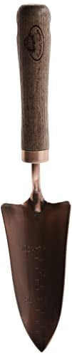 Esschert Design copper plated shovel with wooden handle and metal blade