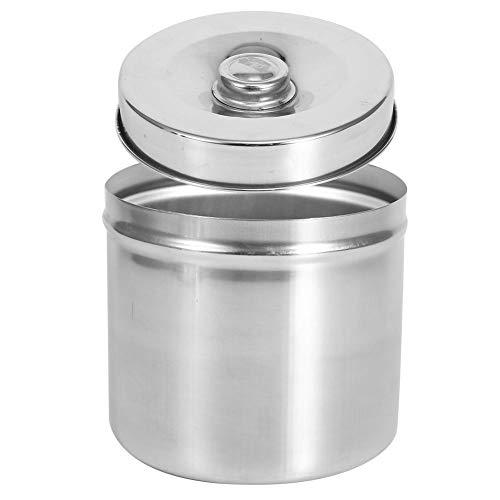 Stainless Steel Medical Jar, Dental Supplies Dressing Container 12Cm Ashtray For Sundry Jars Professional Ointment Storage Jar