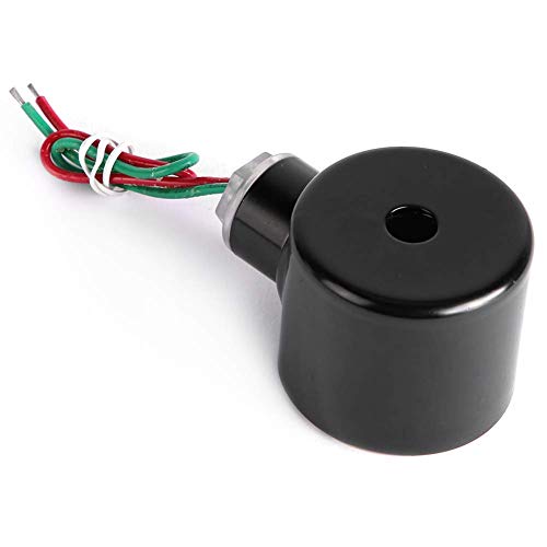 Solenoid Valve Coil AC 220V Normally Closed Copper Coil Internal Thread Direct Motion Accessories Black 2W Industrial Valve