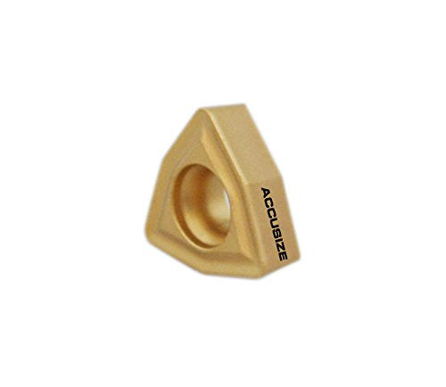 [Australia - AusPower] - Accusize Industrial Tools WCMT2.52 Inserts, TiN Coated, Carbide, Cutting Steel, 10 Pc Set, 2139-1020x10 
