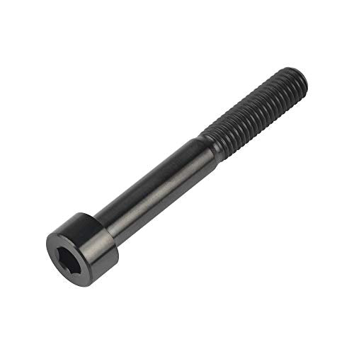 Wanyifa black titanium M8x60mm square head socket bolt shown against a plain background