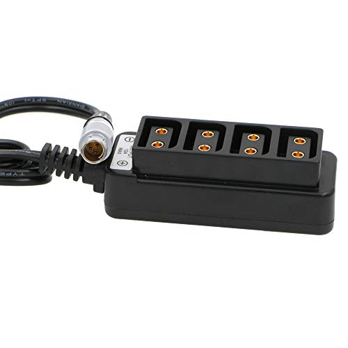 Alvin's Cables 3 Pin RS to 4 Port D Tap Female Cable for ARRI Cameras