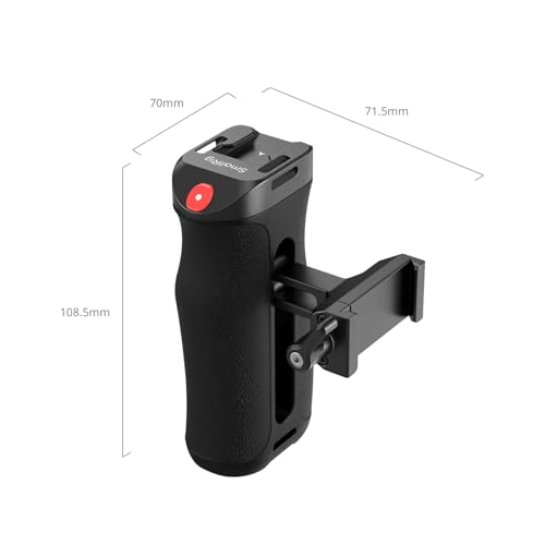 SMALLRIG Side Handle for Arca-Swiss with Recording Trigger, 3 Control Cable, Fit for Sony A7 III/ FX3/ A6600, for Canon R5II/ R5C, for FUJIFILM X-H2S/ X-T5, for Panasonic S5 II/ GH5-5694