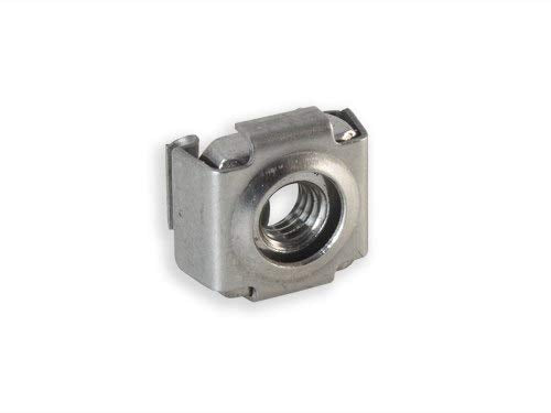 [Australia - AusPower] - RackGold® M5 Snap-in Stainless Steel Cage Nuts 50 Pack - USA Made 