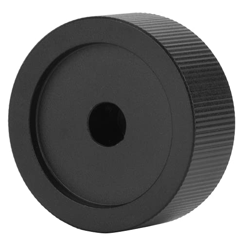 [Australia - AusPower] - Volume Control Black Matte Aluminium Knob for 6 mm Potentiometer 32 x 13 x 8 mm 