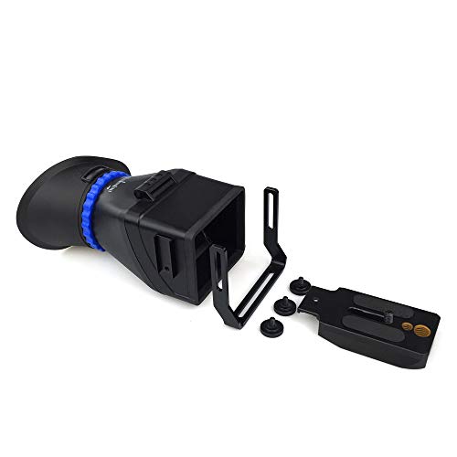 Professional LCD Camera Viewfinder, 3X Magnification, 3-3.2 Inch Screen Compatible, Sunshade Hood for SLR, Mirrorless Cameras