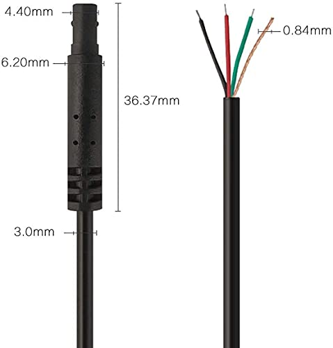 WOLFBOX 33Feet Rear Camera Longer Replacement Cable for G840S/ G930 / G840H / G850 / G850PRO / i07/ i17 / G900PRO Version with 2.5mm Jack (4-Pin)