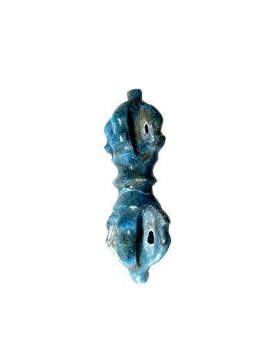 Jet Genuine Mini Lapis Lazuli Dorje Free Booklet Jet International Crystal Therapy Tibetan Nepal Vajra Carving Deity Tibetan Buddhism Swastika Kila Phurpa Magic Lama Dis-Integrator Ritual Ceremony