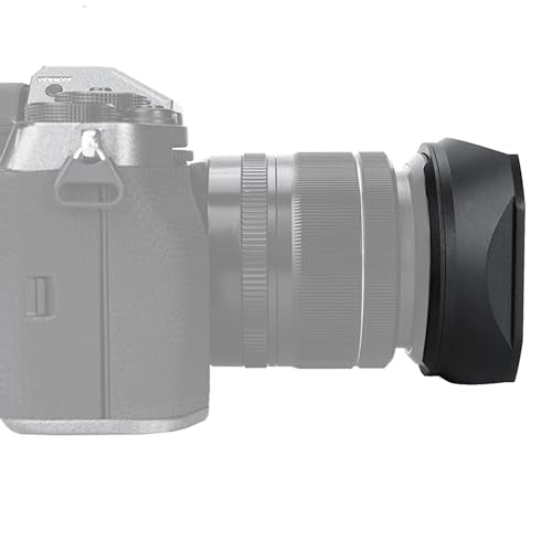 XF 14mm Hood, XF 18-55mm Hood, JJC Metal Square Lens Hood, Aluminum Alloy, Fuji XF 14mm F2.8 Hood, XF 18-55mm F2.8-4 Lens Shade, Compatible with Fujifilm XF 14mm F2.8 R & XF 18-55mm F2.8-4 R LM OIS