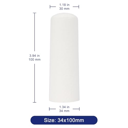 Labasics Cellulose Extraction Thimbles, 1.34 inch Diameter, 3.94 inch Length, Soxhlet Extraction Thimbles, 25 Pack 1.34 x 3.94 in