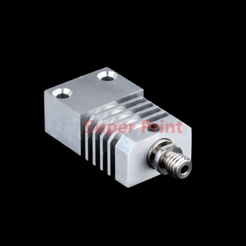 Super Print CR10 Titanium Alloy HeatBreak for All Metal Hotend Ender 3/Ender 3 V2 /Ender 5 /Pro CR-10/ CR10S/ CR-10S PRO/CR6-SE/MAX 1.75MM Filament Smooth.(2PCS) 2PCS