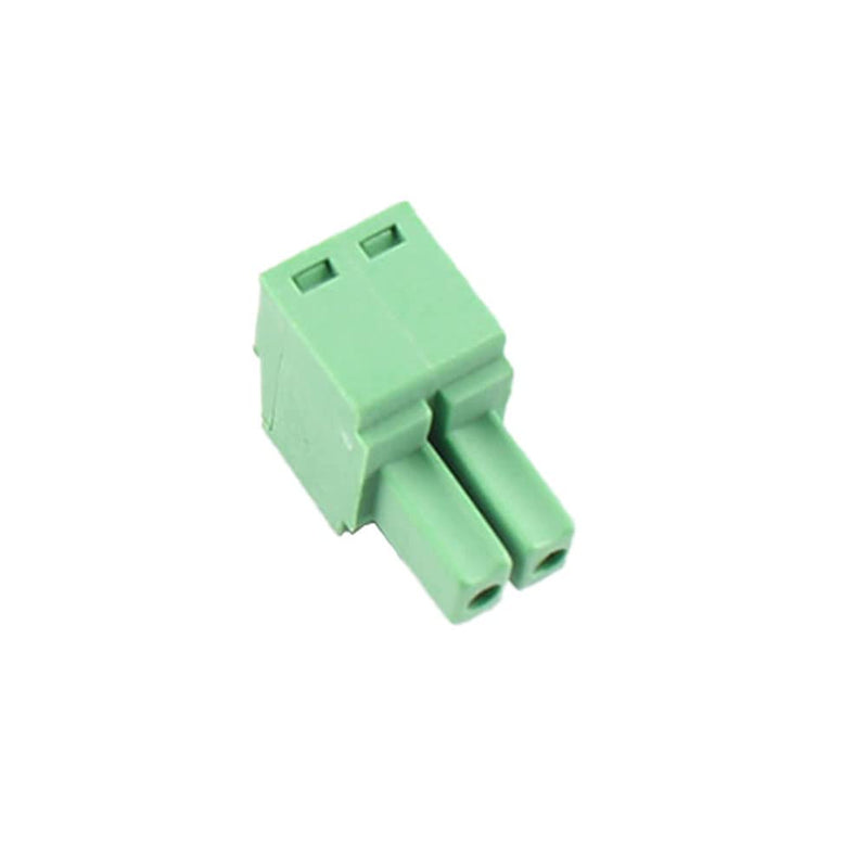 [Australia - AusPower] - 20PCS 2 Pin 3.5mm Pitch PCB Green Male Pluggable Terminal Block Connector with Separate Screw Hole (20Pcs 2P 3.5MM) 20PCS 2 Pin 3.5mm 