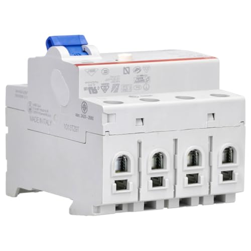 ABB RCD ABB Residual current circuit breaker 4-pole, 40 A 0.03 | RCCB für Personen-, Sach- & Brandschutz Montage auf DIN-Schiene ideal für Haus Gewerbe & Industrieanlagen 2CSF204101R1400