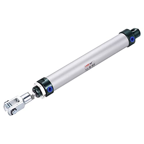 YOKIVE Pneumatic Air Cylinders, with Y Connectors and fitting Great for Automatic Equipment (25mm Bores 150mm Stroke)