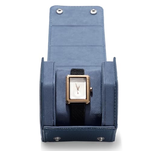 Oirlv Single Watch Box Blue Hexagonal 1-Slot