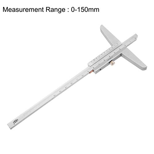uxcell 0-150mm depth vernier caliper micrometer gauge measuring tool with 0.02mm resolution