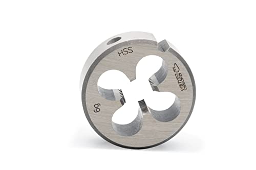 BAER M16 HSS Die - M 16 x 2.0 - Thread Die Metric Standard Thread - Male Thread Cutter Made of High Alloy Tool Steel - Metric Male Thread Die