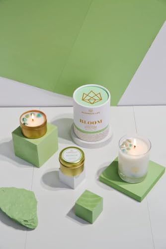 Luxury Candle Tin, 4 OZ, Bloom, Made in USA
