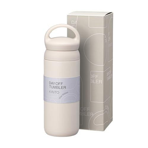 KINTO 21088 Dayoff Tumbler, Sand Beige, 16.9 fl oz (500 ml) 16.9 Ounces Single Item