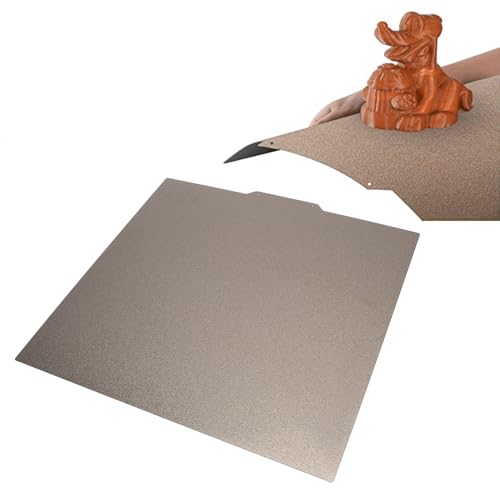 Double Sided Textured PEI Flexible Build Plate 330x330mm for ELEGOO for Neptune 3 Plus 3D Printer for Flsu XY for Troxy X3S X5SA X5SA Pro