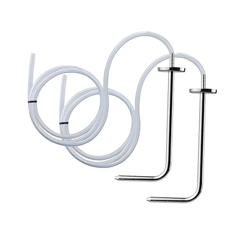 ZIBOO ASP2 soft tube static pressure probes with 2 x 39.37 ft tubes for HVAC dual-port manometers