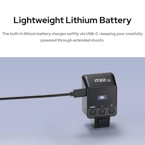 GODOX iT22C Mini Camera Flash with TTL Auto-Metering IT22C for Canon TTL Camera Flash 1.5s Recycling 700 Flashes Built-in Lithium Battery with Magnetic Diffuser Filters Compatible for Canon Camera