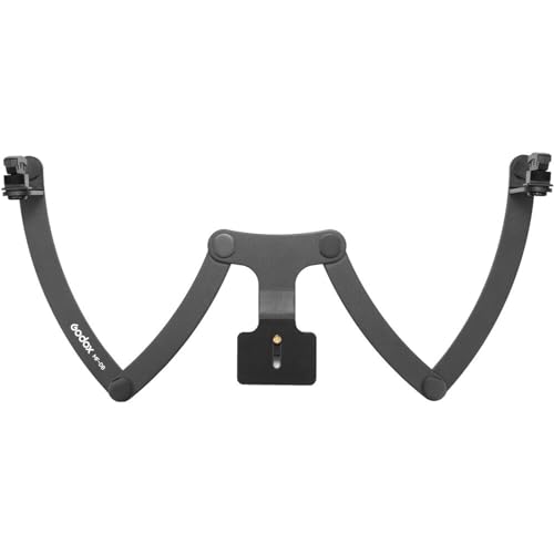 Godox MF12 Compact Camera Flash Bracket for Dental Flash System, Godox MF-DB Bracket for MF12 Flash Black