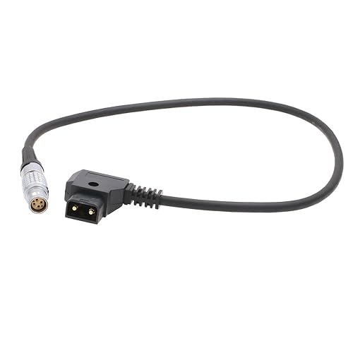 Power Cable for RED Komodo-X V-Raptor Scarlet Epic DSMC2 DSMC3 Camera, V-Mount Battery D-tap Female 6 Pin 20" Straight 20"/50cm
