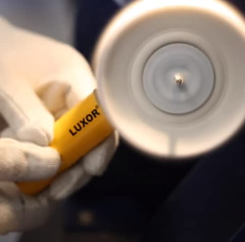 LUXOR Orange Polishing Paste - High Polish Super Finish for Gold, Silver, Platinum, Bronze, Brass, Copper, Paints, Resins, Stainless Steel - Diameter 30 x 80 mm
