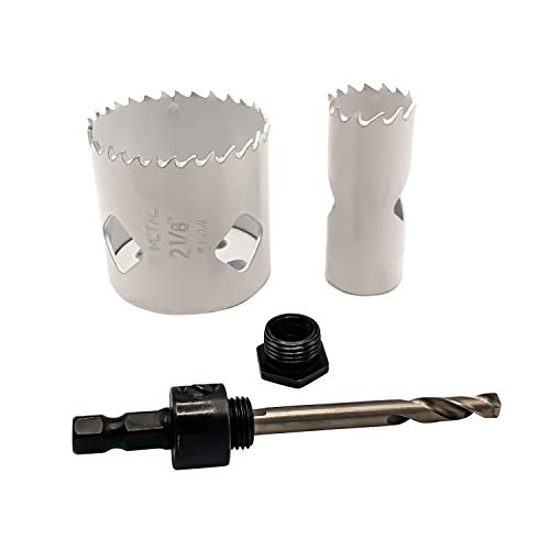 Disston Blu-Mol Xtreme bi-metal hole saw lock installation kit without drill guide