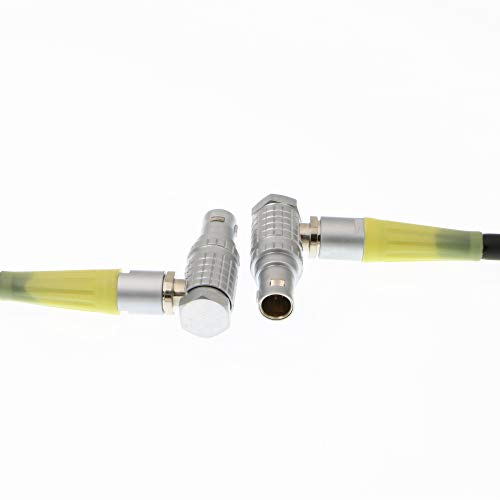 Uonecn Preston FIZ Follow Focus Motor Cable Right Angle 7 Pin Male to Right Angle 7 Pin Male