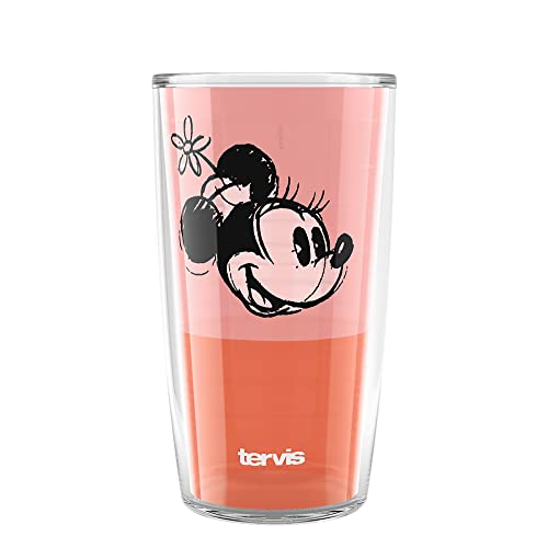 Tervis Disney Fundamentals Collection Made in USA Double Walled Insulated Tumbler Travel Cup Keeps Drinks Cold & Hot, 16oz - 4pk, Assorted