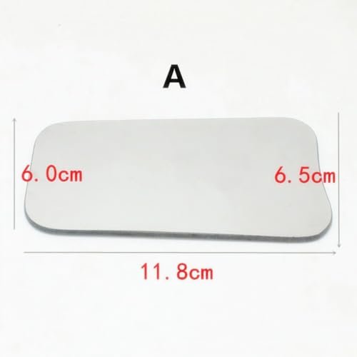 EXCEART Dental Glass Reflector Double-Sided Tooth Mirror for Dental Photography with Polished Edges Lightweight Reflector 11.80 x 6.50 x 0.50 cm Compatible with Cold Sterilisation