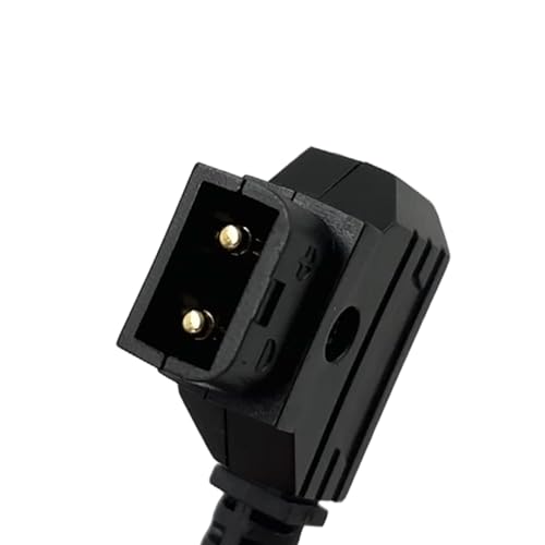 D-Tap to Hirose 4-Pin Male Coiled Power Cable Compatible with Sound Devices 688, 644, 633, Zoom F8/F4, MixPre-10 II, SmallHD AC7, DP7 Monitors, V-Mount & Gold Battery Mount Power Adapter, 31”