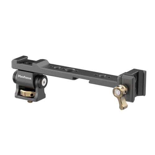 Adjustable Camera Monitor Mount with Quick Release NATO Clamp, Cold Shoe Mount, 360° Rotatable Field Gimbal Monitor Holder for DJI RS 5/RS 4 Mini/RS 4 /RS 4 Pro/RS 2 /RSC 2 /RS 3 /RS 3 Pro/RS 3 Mini W2203