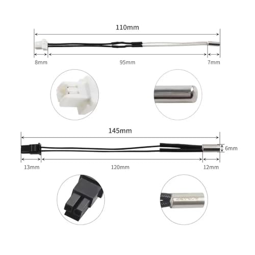Sarini Upgraded Bi-Metallic Hot End Adapter with Coated Copper Block, 0.4mm V6 Hardened Steel Nozzle, Silicone Cap, Print Head, Compatible with Prusa I3 Nextruder 3D Printer