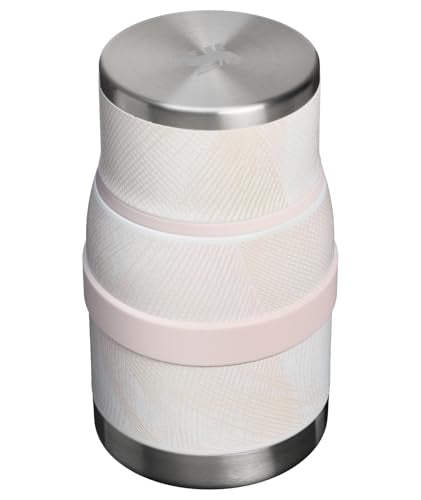 STANLEY Adventure To-Go Food Jar and Spork 24 oz | Vacuum Insulated Food Container | Wide Mouth Screw On Lid | Packable for Travel | Stainless Steel with Leakproof Lid | BPA-Free | Sahara Plume