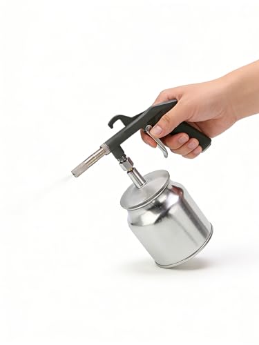Tissting sandblaster gun kit with 750CC aluminum pot for abrasive blasting