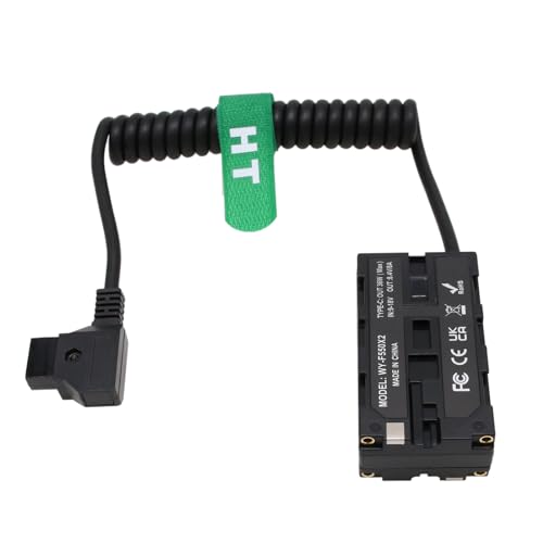 D-tap NP-F970 570 550 USB-C Power Adapter for Monitor Wireless Transmitter Receiver, Atomos Ninja V Shogun, SmallHD FeelWorld Hollyland Light double-sided NPF adapter