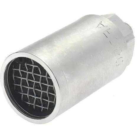 Veyronix pneumatic muffler assembly compatible with GAST AF350, featuring 1/8-inch NPT connection