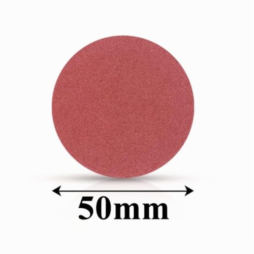 Senmai Tools Pack of 120 Sandpaper 50 mm Sanding Discs Round Grit 80 Sandpaper 2 Inch Sanding Pads Suitable for Power Tools Wood Furniture Painting Automotive 80 grit