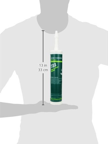 [Australia - AusPower] - Dow Corning 2468344 733 Black Glass and Metal Sealant, -57 to 177 Degree C, 300 mL 