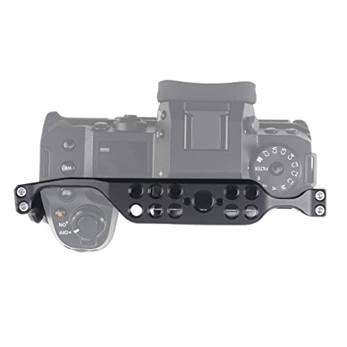 Hersmay X-H2/X-H2S Camera Cage with Top Handle for Fujifilm X-H2 X-H2S Mirrorless Digital Camera Aluminum Alloy Film Movie Making Camera Video Cage with Shoe Mount
